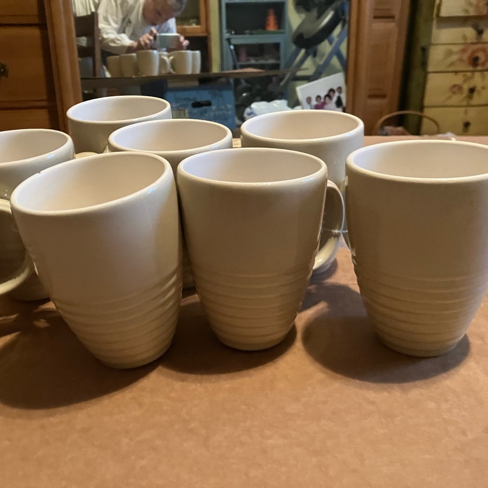 Pfaltzgraff cappuccino coffee cups. Stoneware 12oz.  8cups